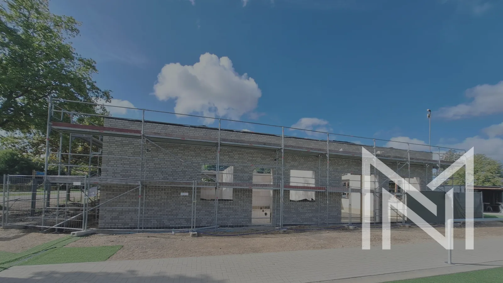 Vereinsheim Effeld — Fassade geschlossen